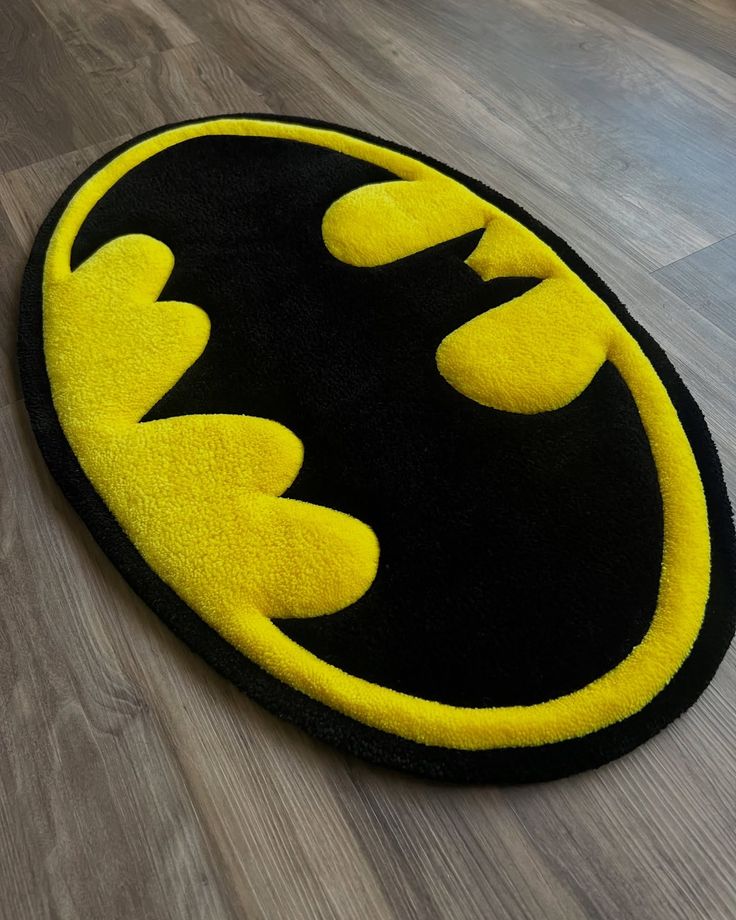 Batman Logo Tufted Rug