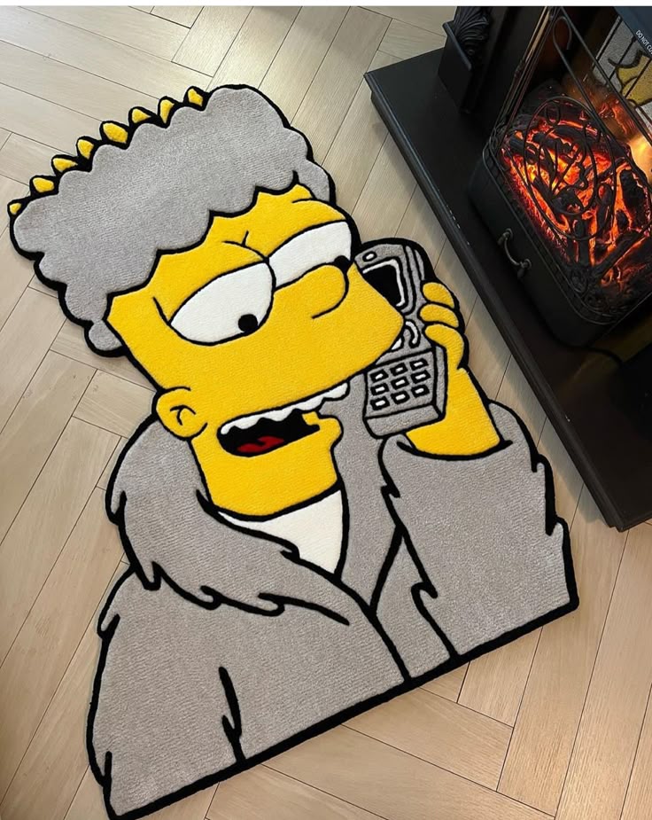 Bart Simpson Streetwear Tufted Rug
