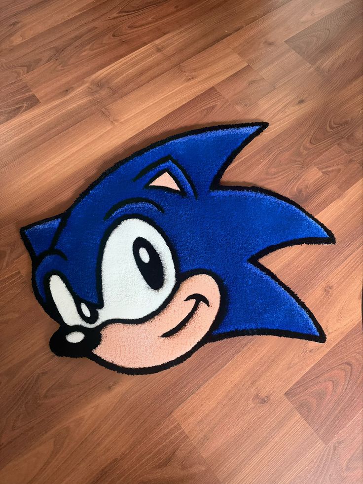 Sonic The Hedgehog Handmade Tufted Rug